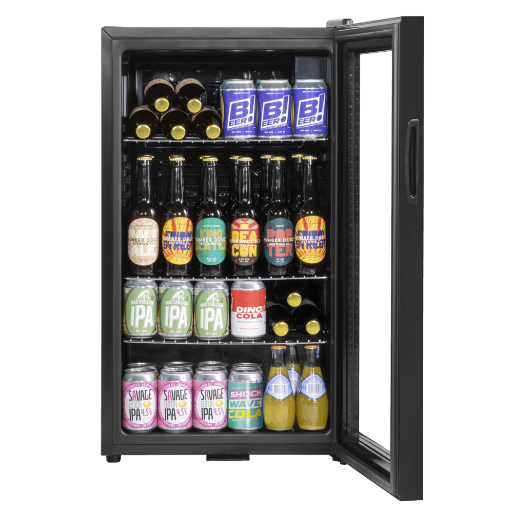 Baridi Wine, Beer & Drinks Fridge 85L Capacity - Black Model No- DH13