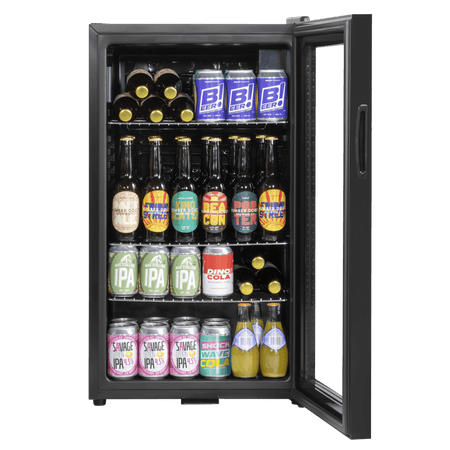 Baridi Wine, Beer & Drinks Fridge 85L Capacity - Black Model No- DH13