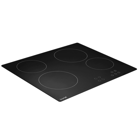 Baridi Integrated Ceramic Hob with 4 Cooking Zones 60cm - Black Glass Model No- DH131