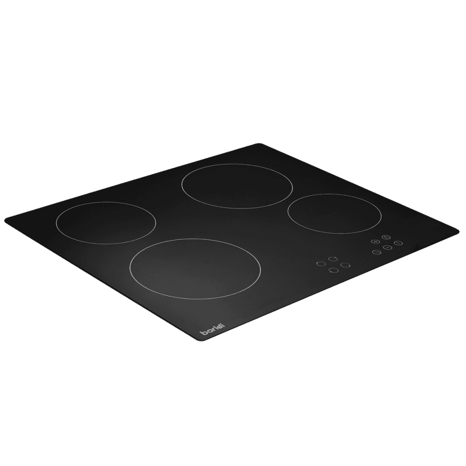 Baridi Integrated Ceramic Hob with 4 Cooking Zones 60cm - Black Glass Model No- DH131