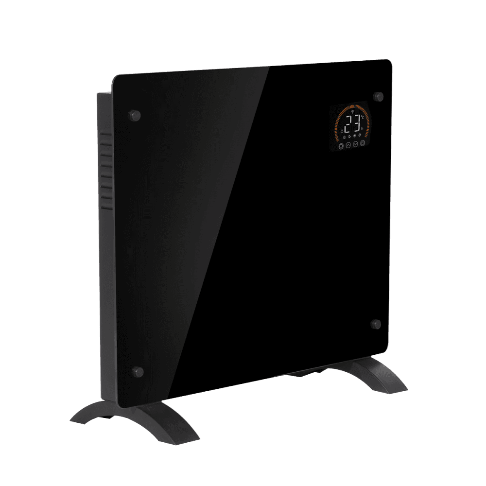 Baridi, Electric Glass Panel Heater, 1000W, Wi-Fi Enabled, Black - DH135 Model No- DH135