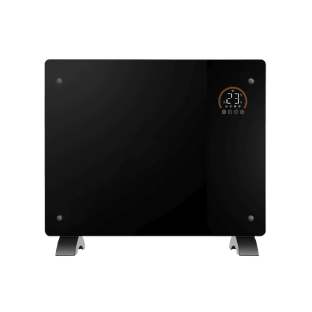 Baridi, Electric Glass Panel Heater, 1000W, Wi-Fi Enabled, Black - DH135 Model No- DH135