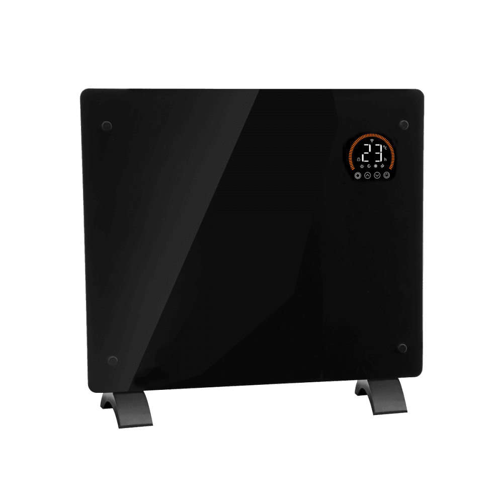 Baridi, Electric Glass Panel Heater, 1000W, Wi-Fi Enabled, Black - DH135 Model No- DH135