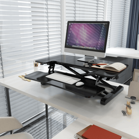 Dellonda 71cm Adjustable-Height Standing Desk Riser 15kg Capacity Model No- DH14