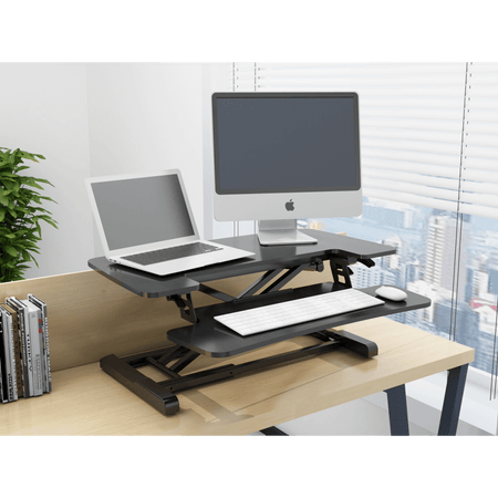 Dellonda 71cm Adjustable-Height Standing Desk Riser 15kg Capacity Model No- DH14