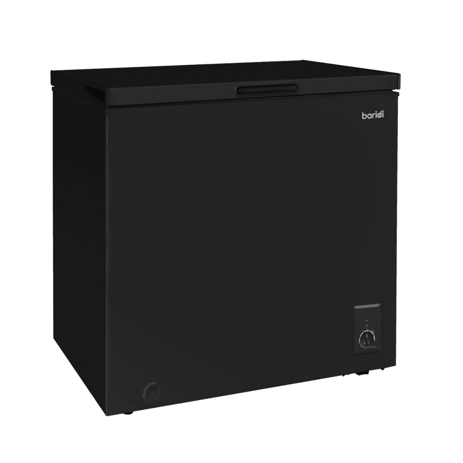 Baridi Freestanding Chest Freezer 142L Capacity - Black Model No- DH152