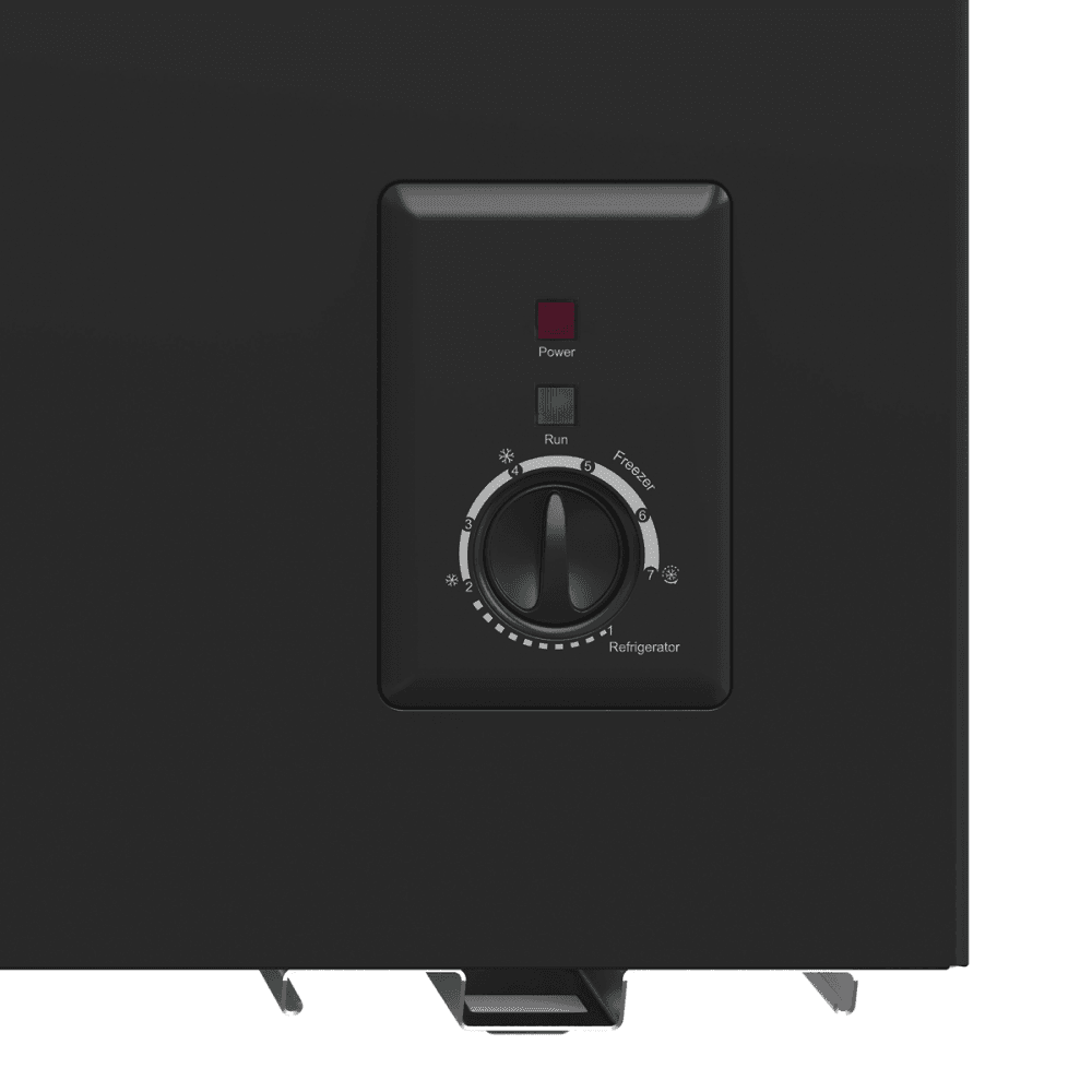 Baridi Freestanding Chest Freezer 142L Capacity - Black Model No- DH152