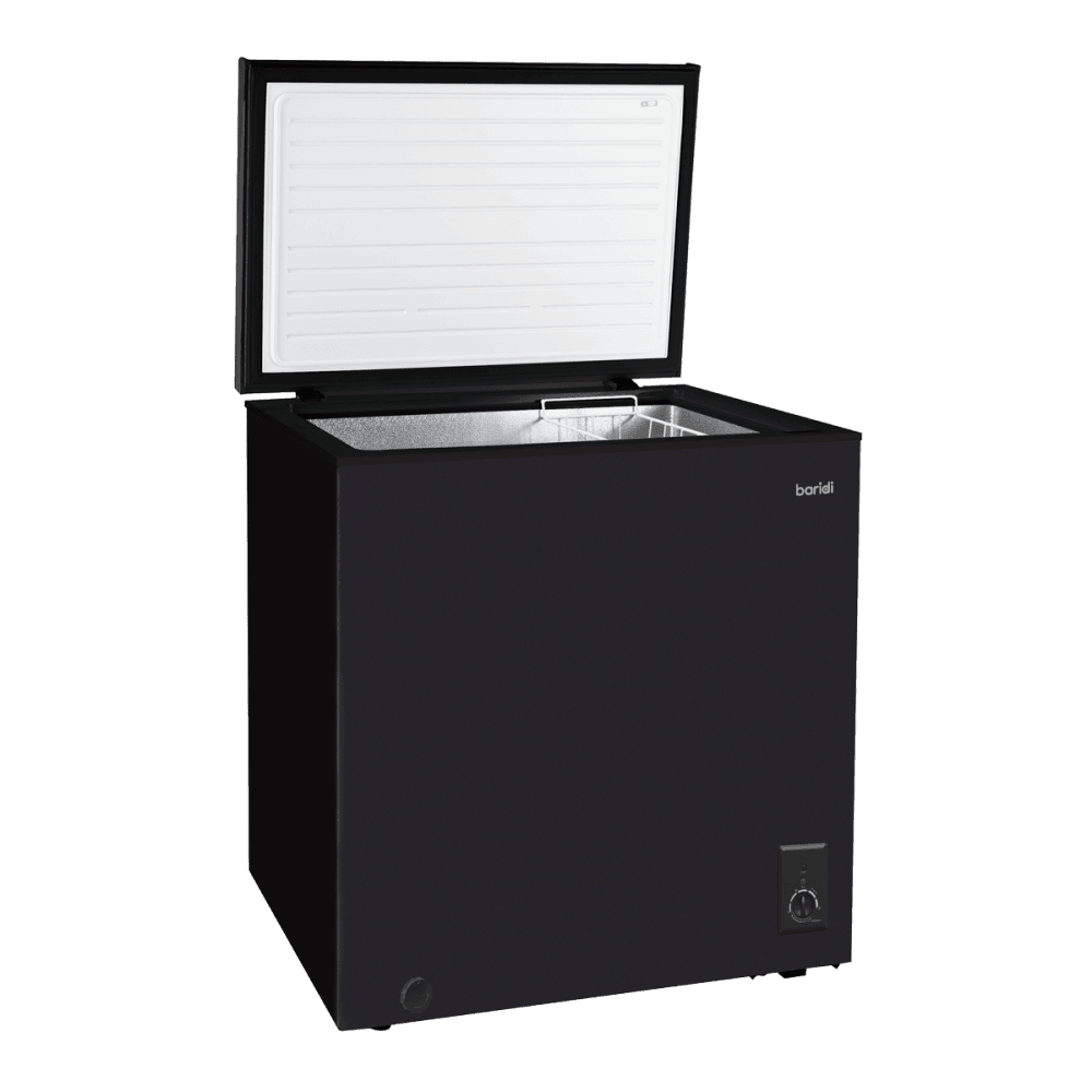 Baridi Freestanding Chest Freezer 99L Capacity - Black Model No- DH153