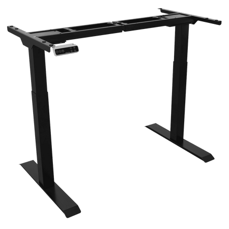 Dellonda Dual Motor Ultra-Quiet Desk Frame with Digital Controls 100kg Capacity - Black Model No- DH16