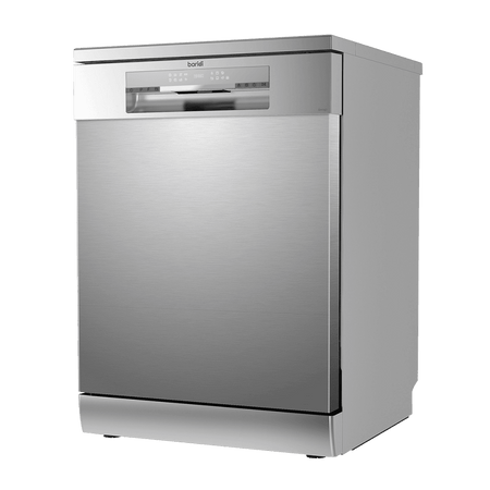 Baridi Regular Sized Freestanding Dishwasher 60cm Wide 14 Place Settings - Silver Model No- DH167
