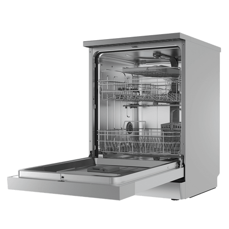 Baridi Regular Sized Freestanding Dishwasher 60cm Wide 14 Place Settings - Silver Model No- DH167