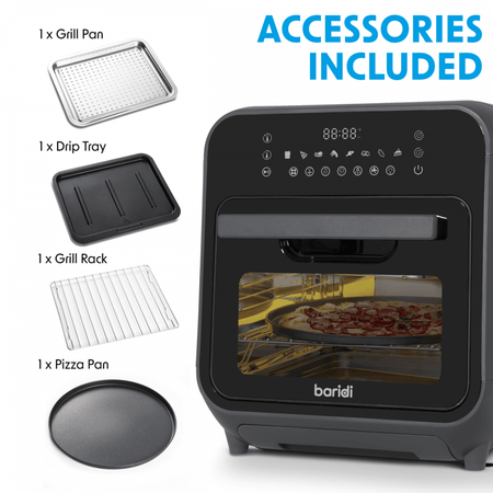 Baridi Steam Air Fryer Oven 15L Capacity Model No- DH171