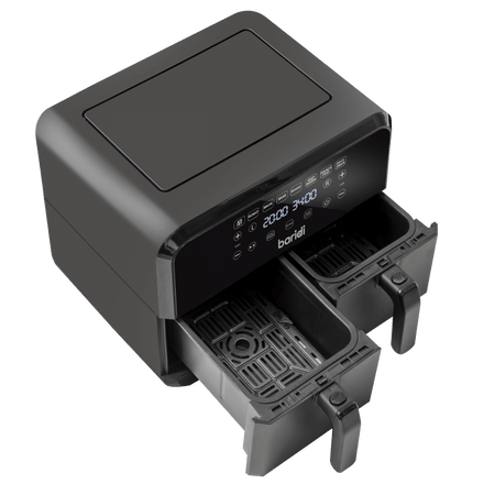 Baridi Dual Zone Air Fryer with 8 Preset Functions 8L Capacity Model No- DH172