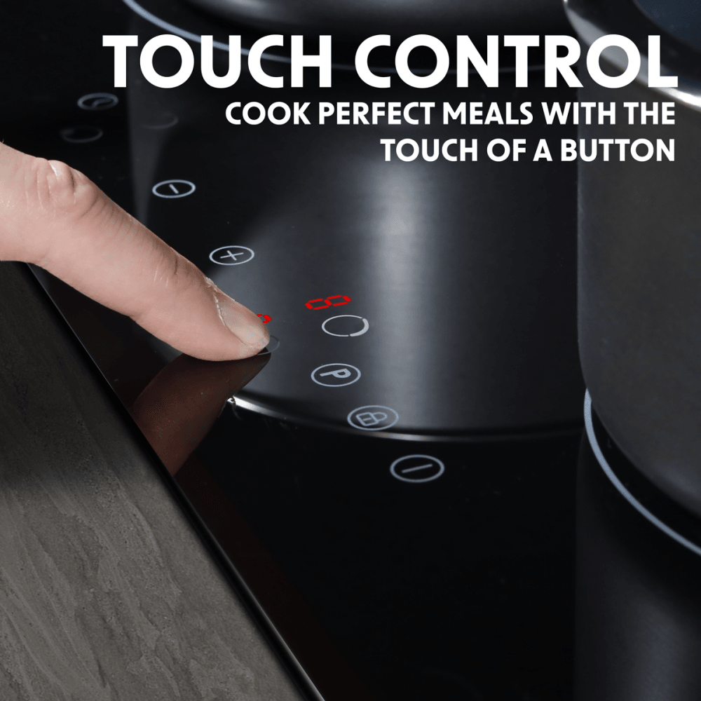 Baridi Integrated Induction Hob with 4 Cooking Zones 60cm 2800W Output Model No- DH177