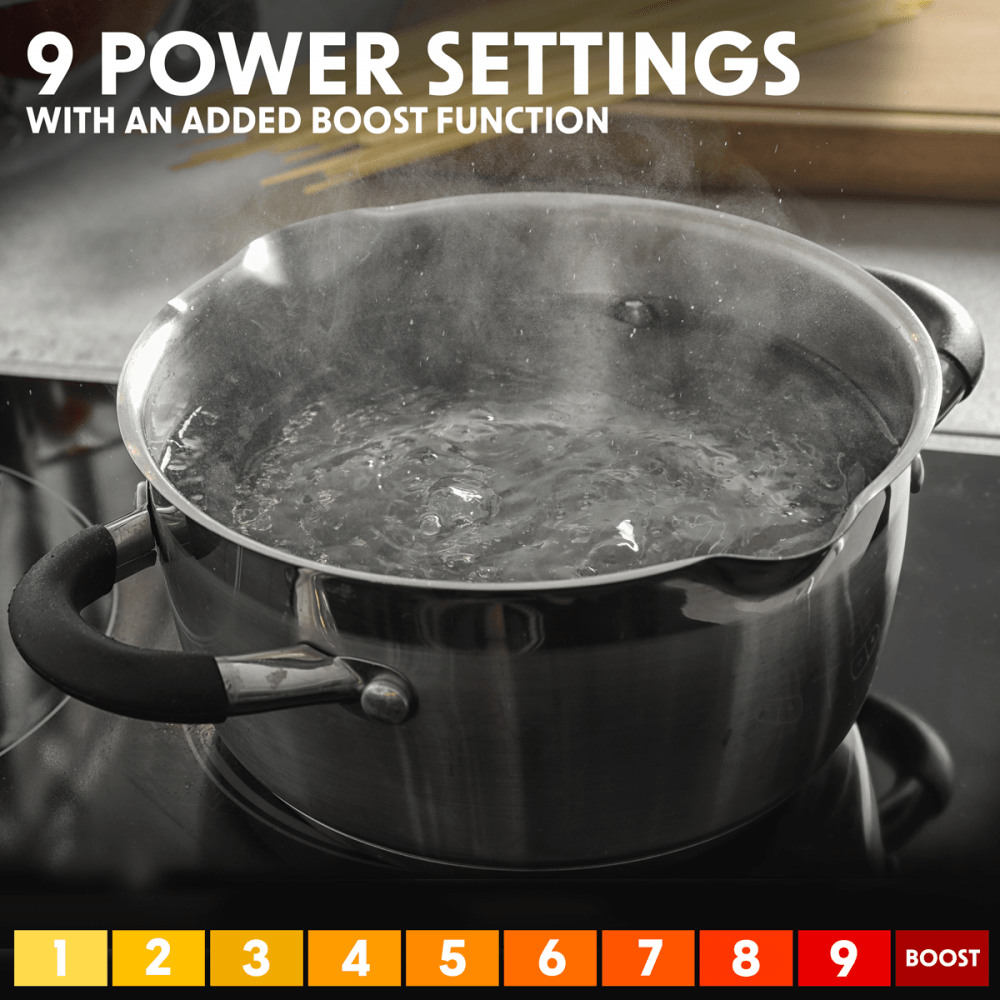 Baridi Integrated Induction Hob with 4 Cooking Zones 60cm 2800W Output Model No- DH177
