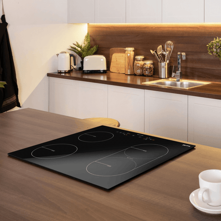 Baridi Integrated Induction Hob with 4 Cooking Zones & Bridge Zone 60cm 2800W Output Model No- DH178
