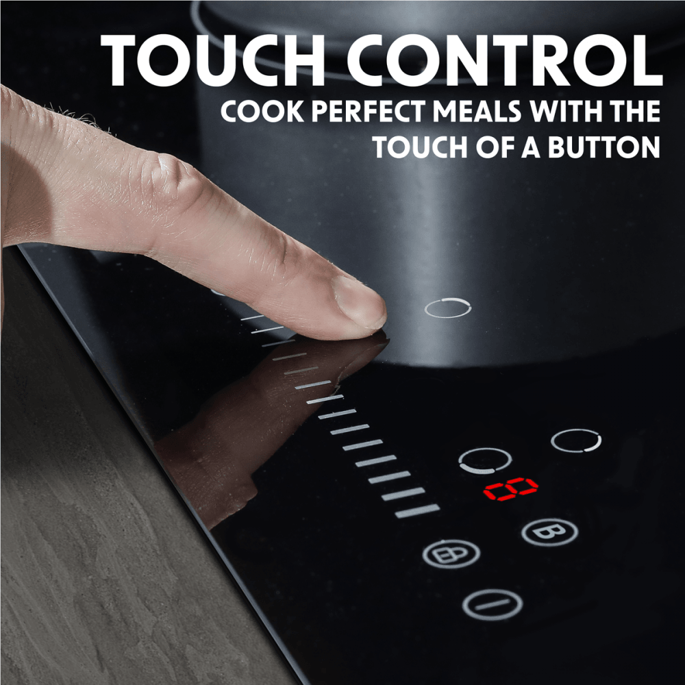 Baridi Integrated Induction Hob with 4 Cooking Zones 77cm 7200W Output Model No- DH179