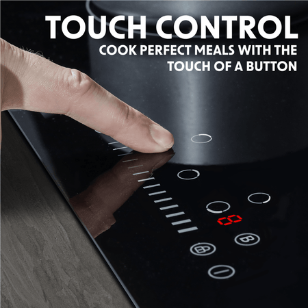 Baridi Integrated Induction Hob with 5 Cooking Zones 90cm 9300W Output Model No- DH180