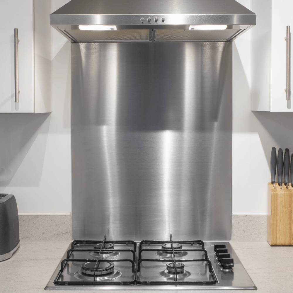 Baridi Splashback for Cooker Hoods 60 x 75cm - Stainless Steel Model No- DH193