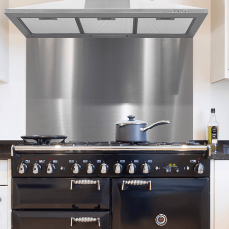 Baridi Splashback for Cooker Hoods 90 x 75cm - Stainless Steel Model No- DH195