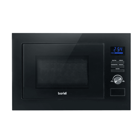 Baridi Integrated Microwave Oven with Grill 25L Capacity 900W - Black Model No- DH198