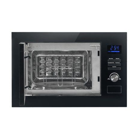 Baridi Integrated Microwave Oven with Grill 25L Capacity 900W - Black Model No- DH198