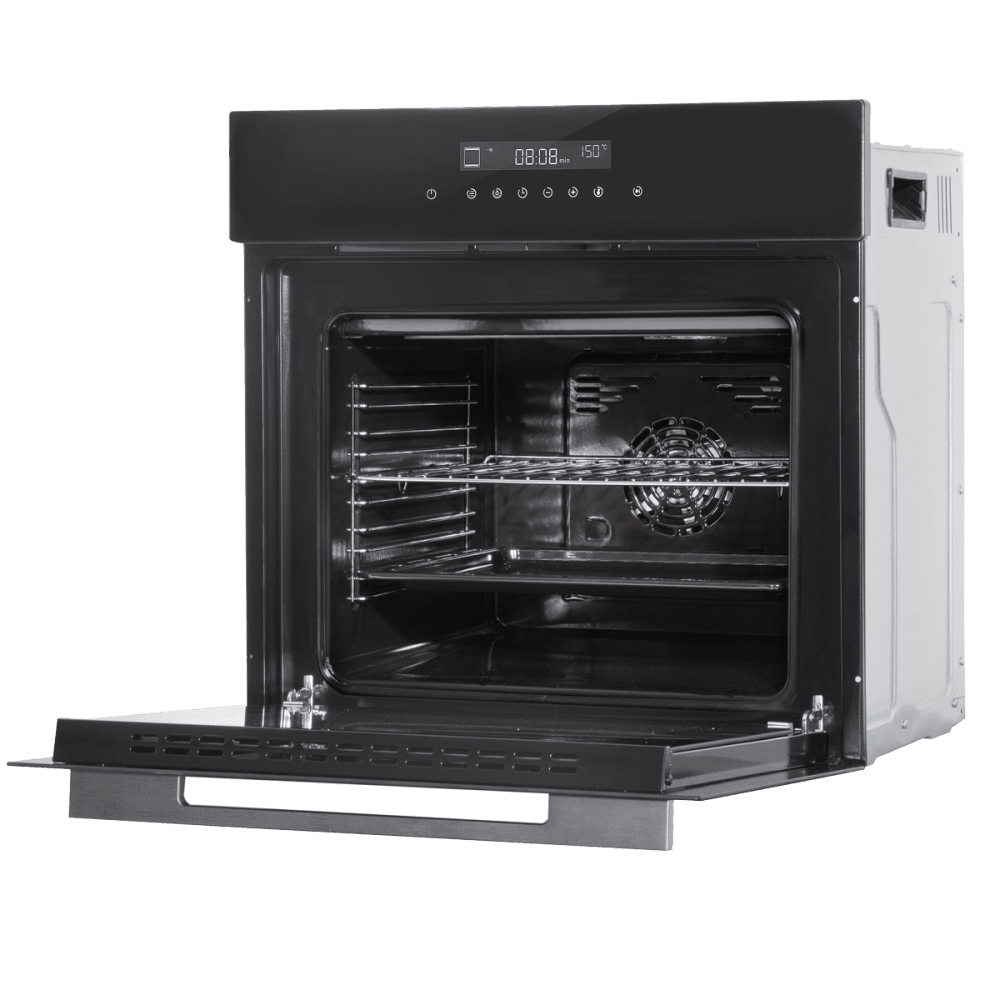 Baridi Integrated Fan-Assisted Electric Oven 60cm 72L Capacity - Black Model No- DH199