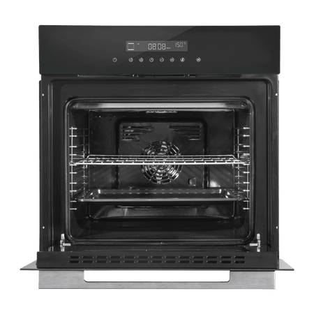 Baridi Integrated Fan-Assisted Electric Oven 60cm 72L Capacity - Black Model No- DH199