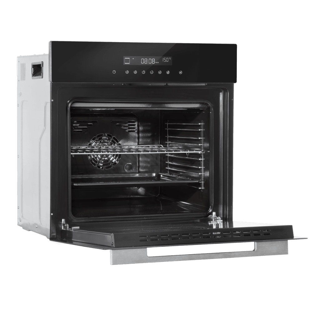 Baridi Integrated Fan-Assisted Electric Oven 60cm 72L Capacity - Black Model No- DH199