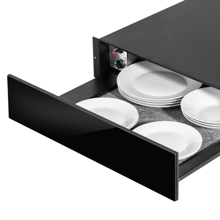 Baridi Integrated Warming Drawer 60cm - Black Model No- DH201
