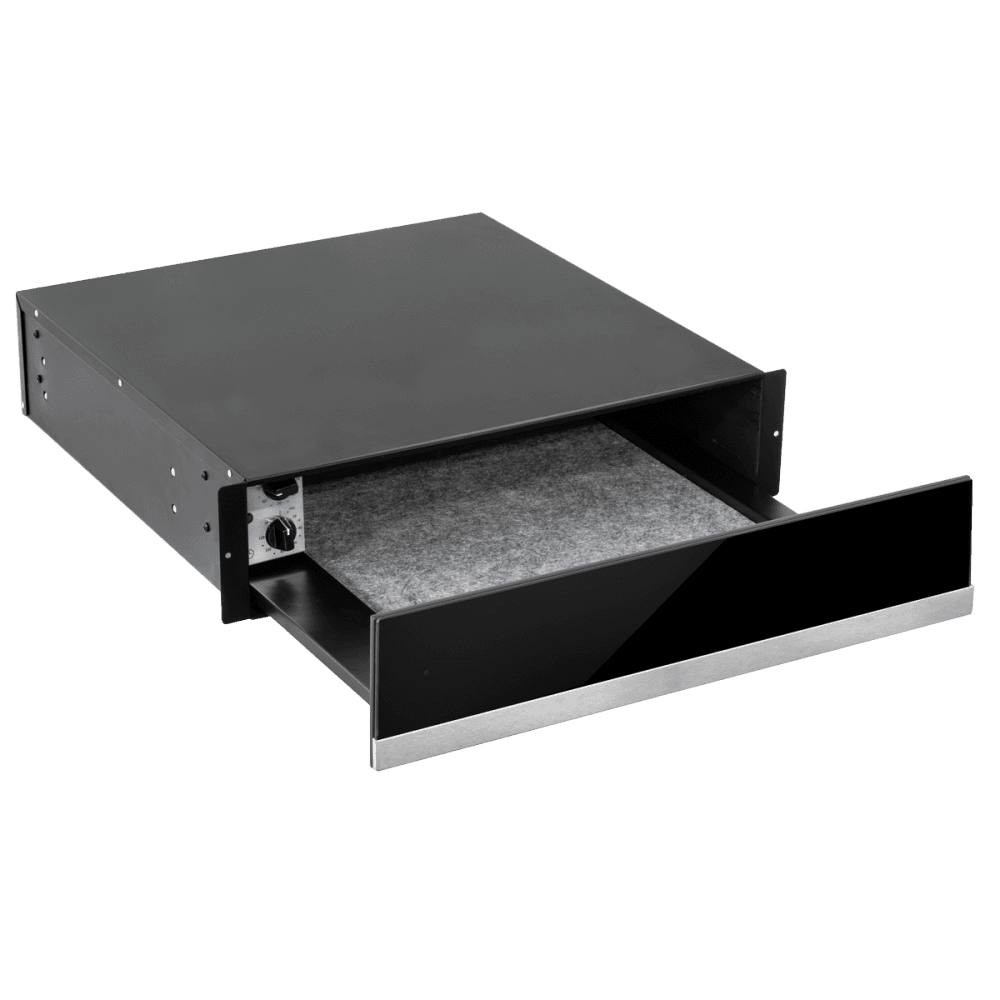 Baridi Integrated Warming Drawer 60cm - Black/Stainless Steel Model No- DH202