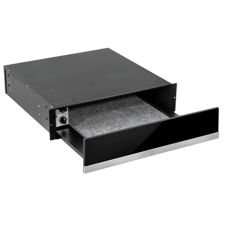 Baridi Integrated Warming Drawer 60cm - Black/Stainless Steel Model No- DH202