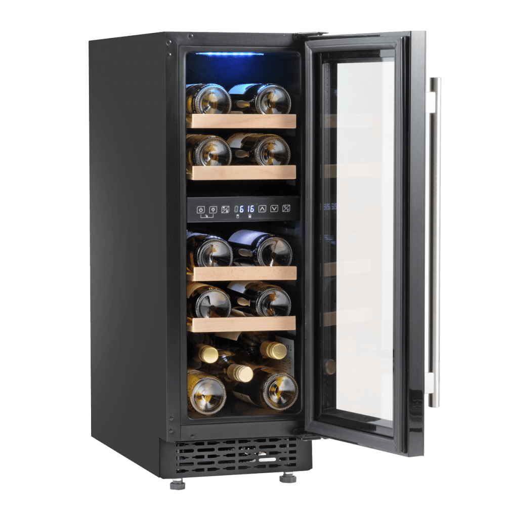 Baridi 17 Bottle Slim Wine Fridge & Cooler 30cm Model No- DH204