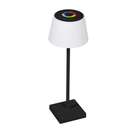 Dellonda Rechargeable Table Lamp for Home Office Restaurant RGB Colours Model No- DH212