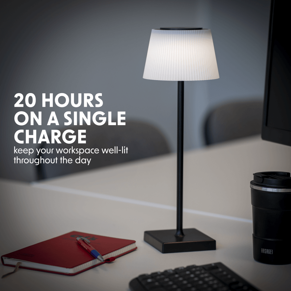 Dellonda Rechargeable Table Lamp for Home Office Restaurant RGB Colours Model No- DH212