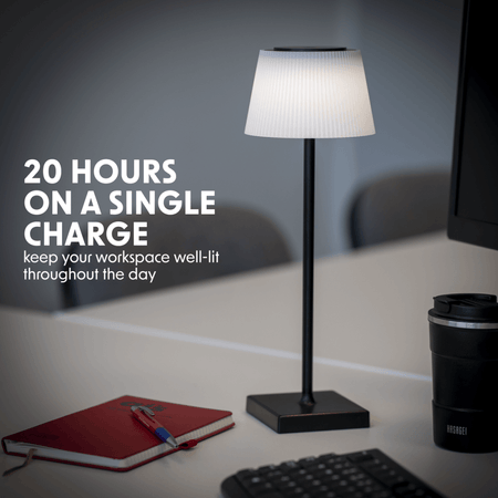 Dellonda Rechargeable Table Lamp for Home Office Restaurant RGB Colours Model No- DH212