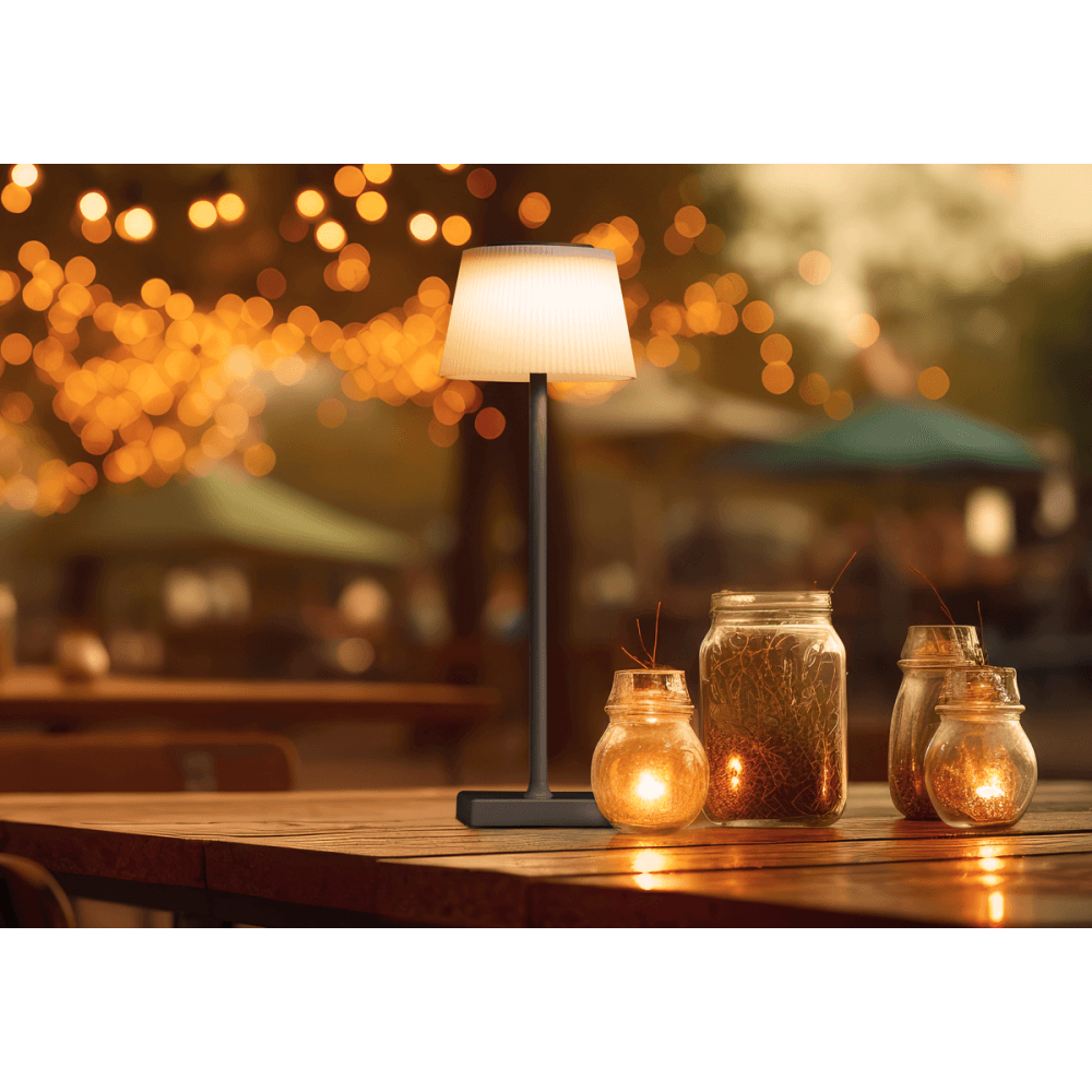 Dellonda Rechargeable Table Lamp for Home Office Restaurant RGB Colours Model No- DH212