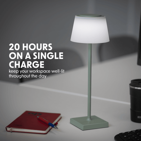 Dellonda Rechargeable Table Lamp for Home Office Restaurant RGB Colours Model No- DH214
