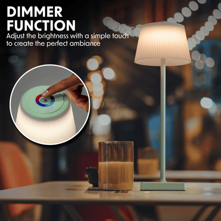 Dellonda Rechargeable Table Lamp for Home Office Restaurant RGB Colours Model No- DH214