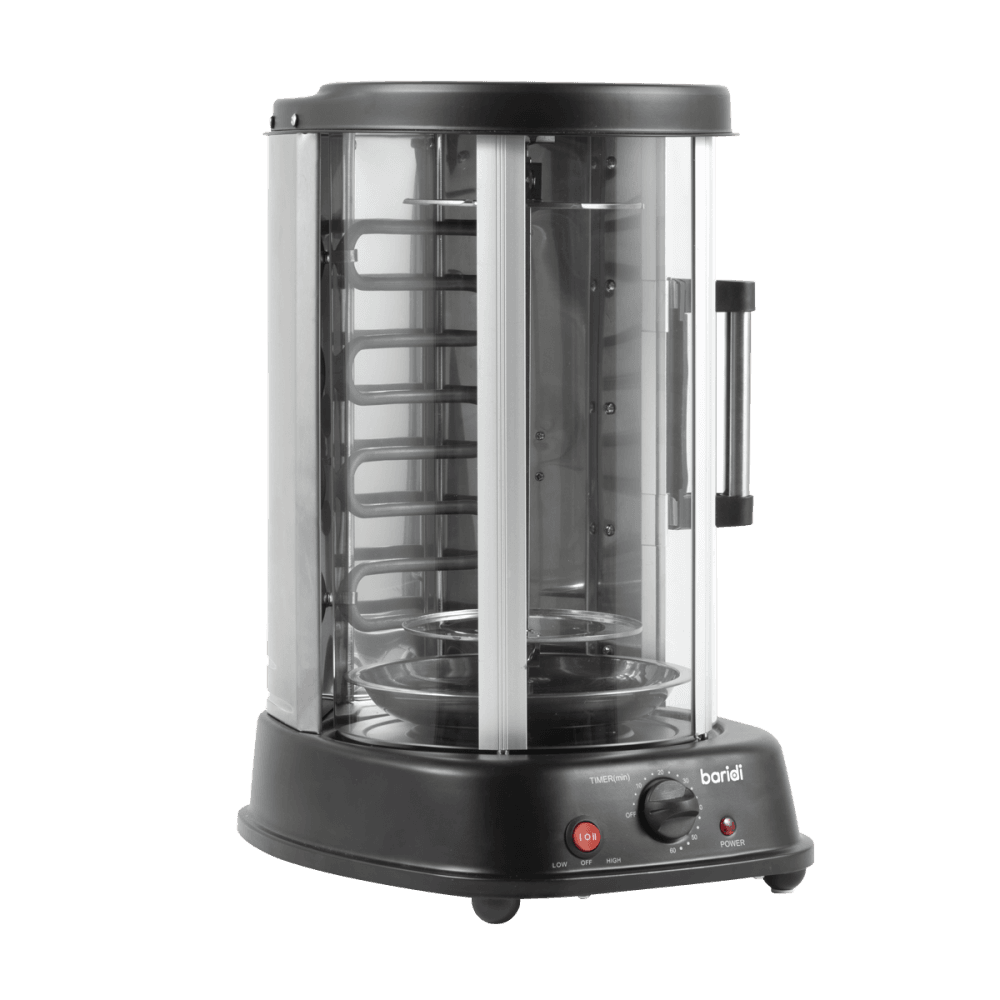 Baridi Vertical 360 Rotisserie Smokeless Grill 21L Capacity Model No- DH216