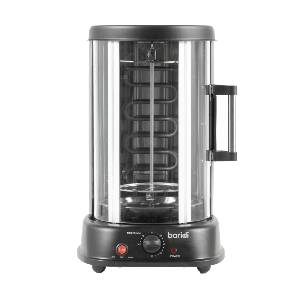 Baridi Vertical 360 Rotisserie Smokeless Grill 21L Capacity Model No- DH216