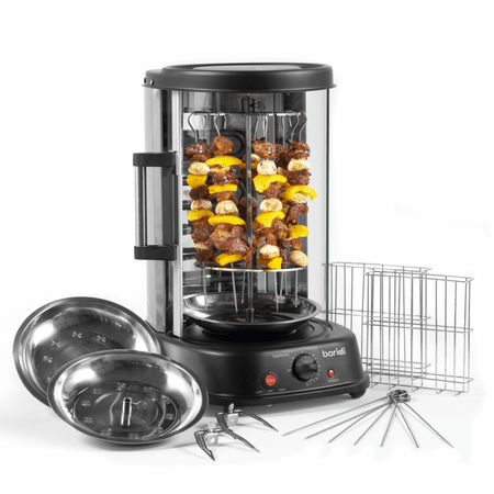 Baridi Vertical 360 Rotisserie Smokeless Grill 21L Capacity Model No- DH216