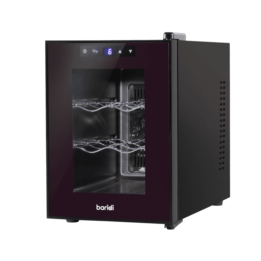 Baridi 6 Bottle Tabletop Wine Fridge & Cooler Model No- DH217