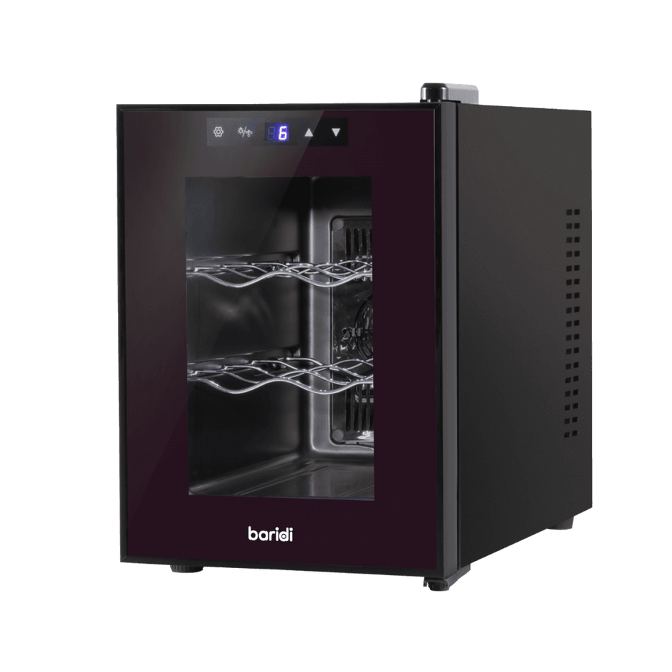 Baridi 6 Bottle Tabletop Wine Fridge & Cooler Model No- DH217