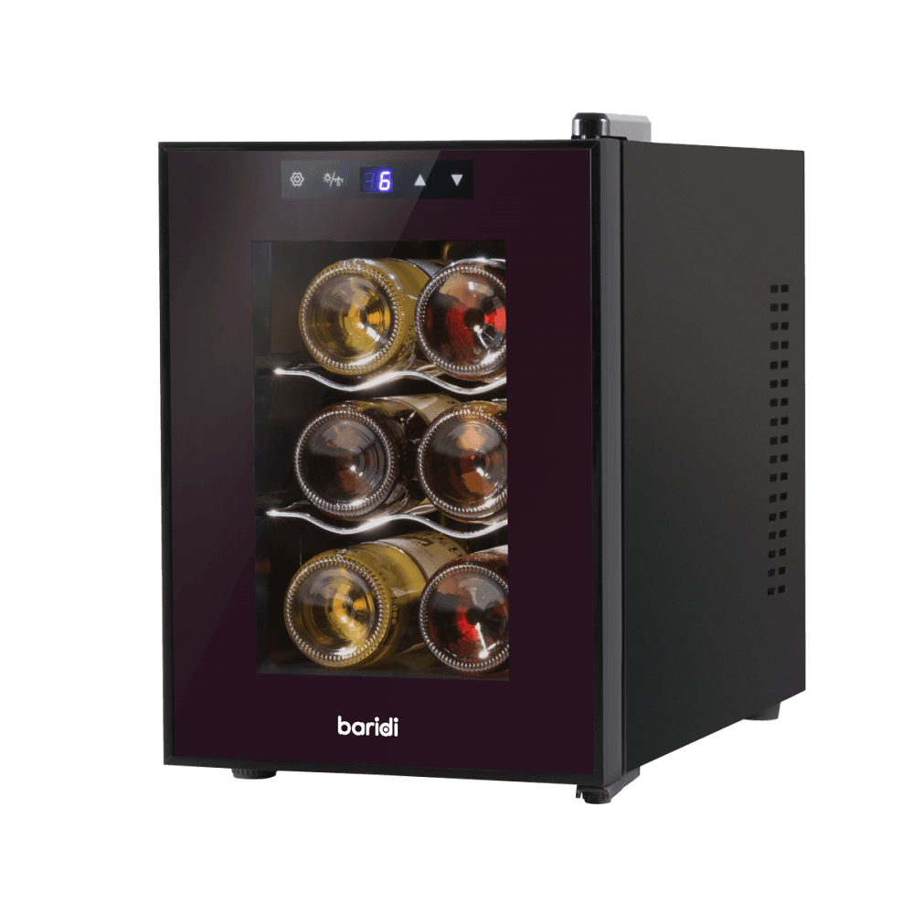 Baridi 6 Bottle Tabletop Wine Fridge & Cooler Model No- DH217