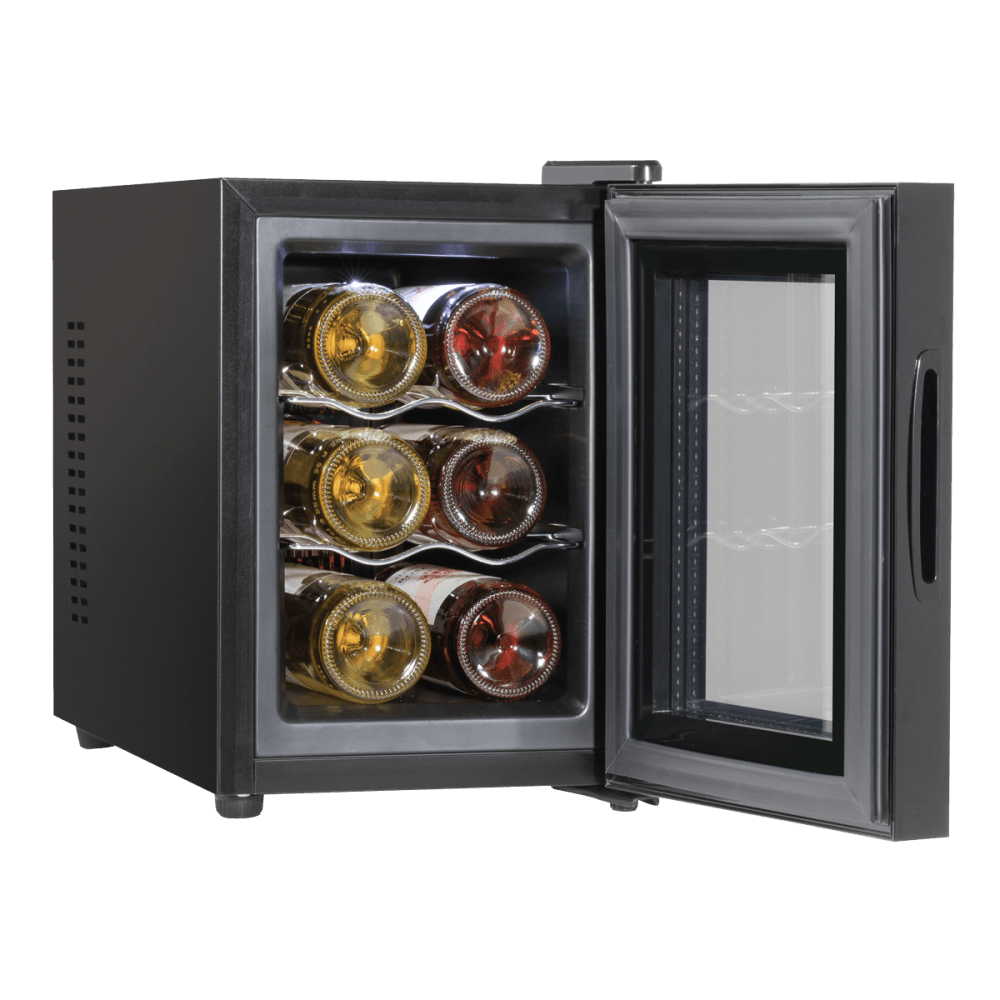 Baridi 6 Bottle Tabletop Wine Fridge & Cooler Model No- DH217