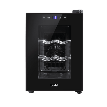 Baridi 6 Bottle Tabletop Wine Fridge & Cooler Model No- DH217