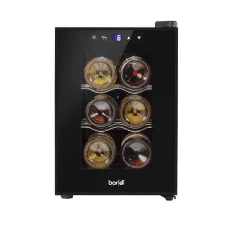 Baridi 6 Bottle Tabletop Wine Fridge & Cooler Model No- DH217