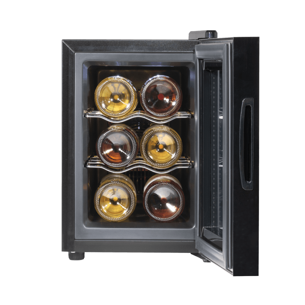Baridi 6 Bottle Tabletop Wine Fridge & Cooler Model No- DH217