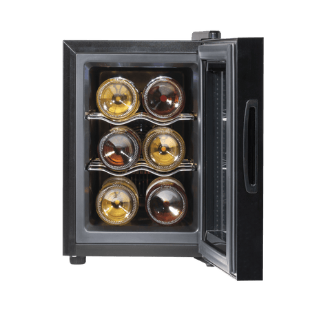 Baridi 6 Bottle Tabletop Wine Fridge & Cooler Model No- DH217